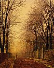 A Golden Beam by John Atkinson Grimshaw